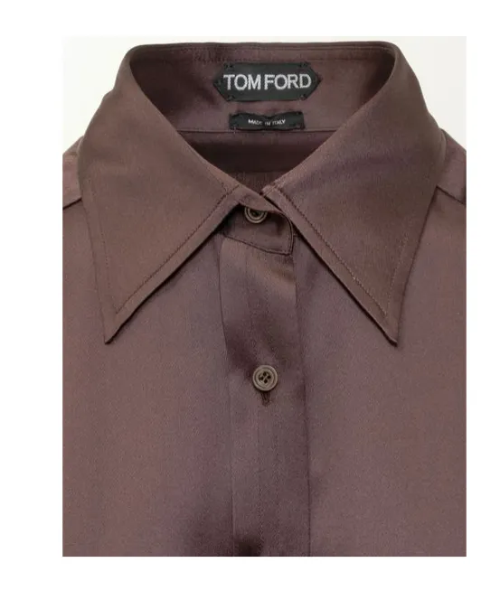Fluid Charmeuse Satin Shirt