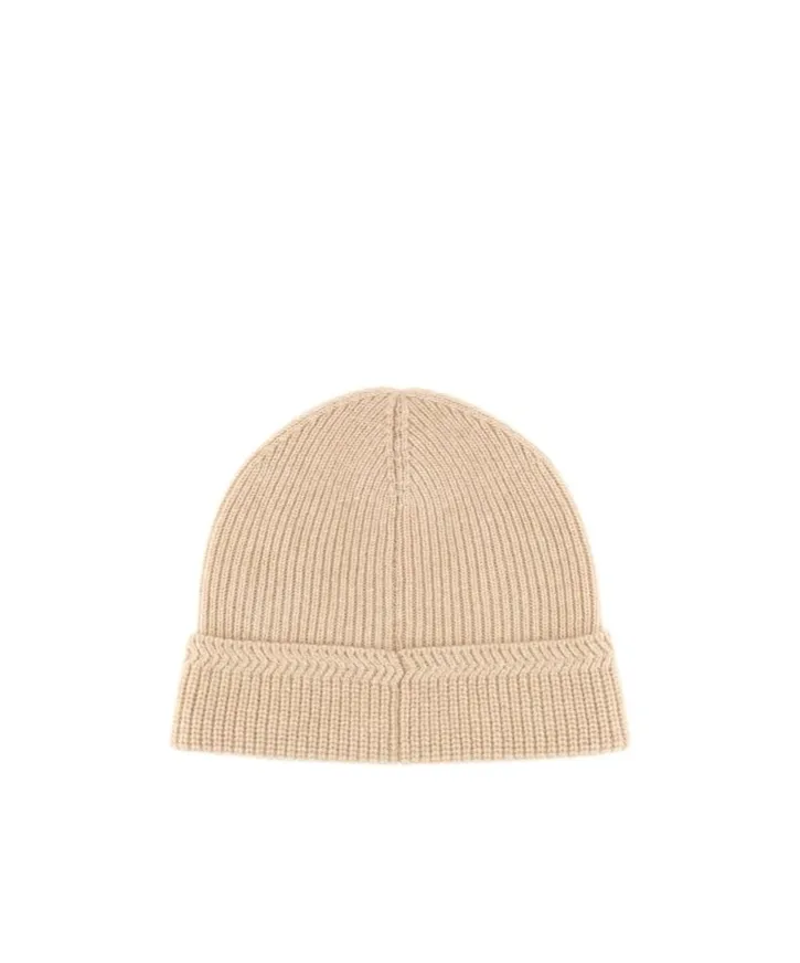 Tf Patch Ribbed Beanie