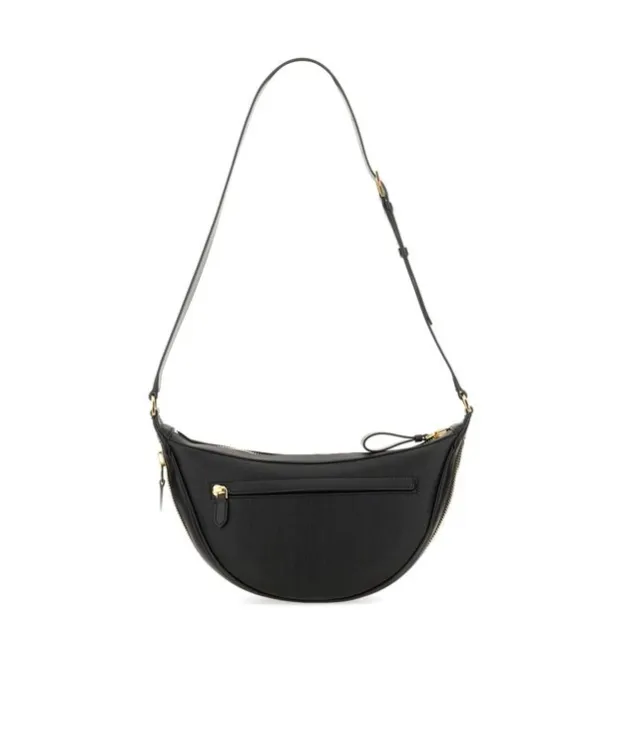 Logo Patch Crescent Bag