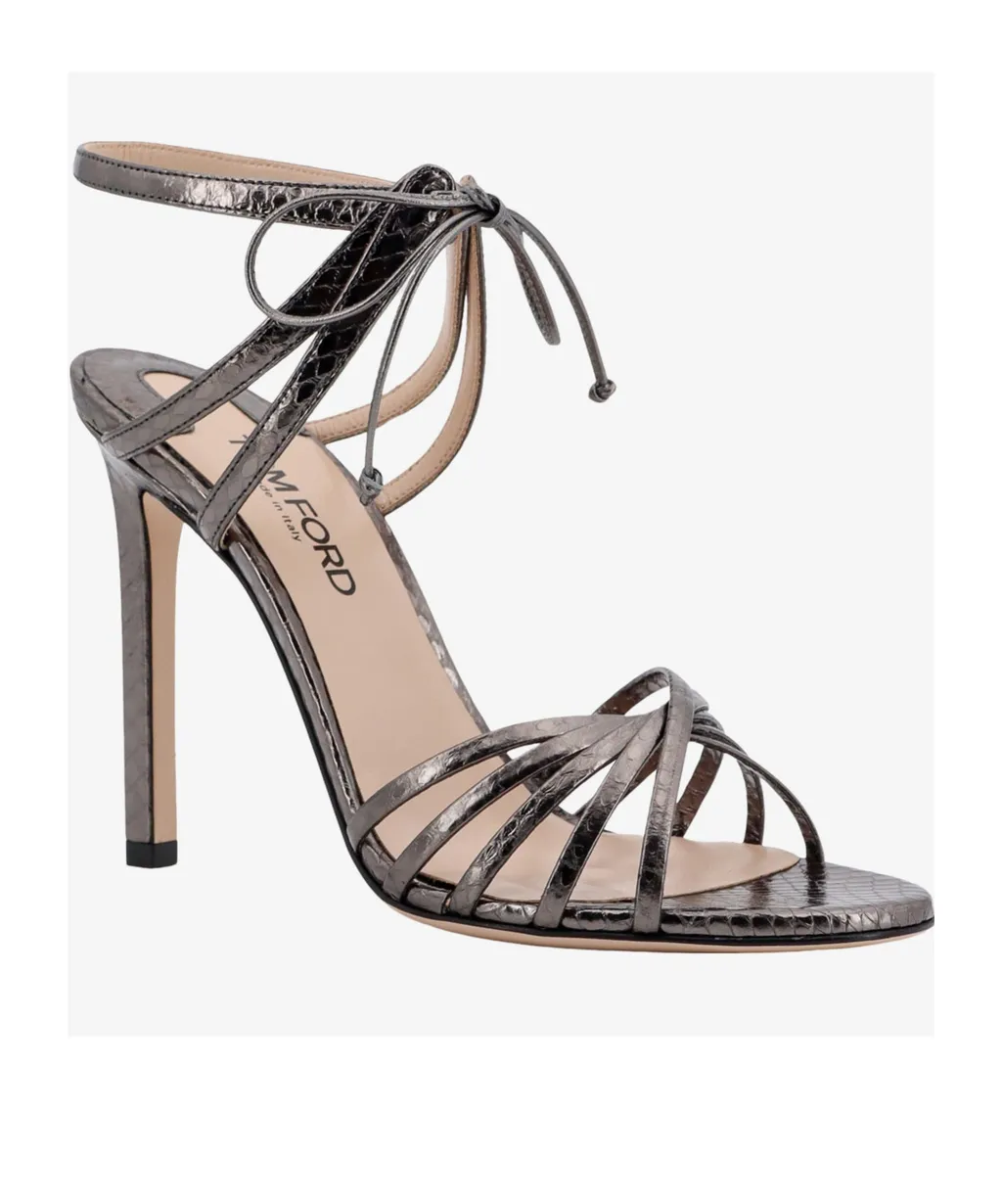 Slingback High-Heel Sandals