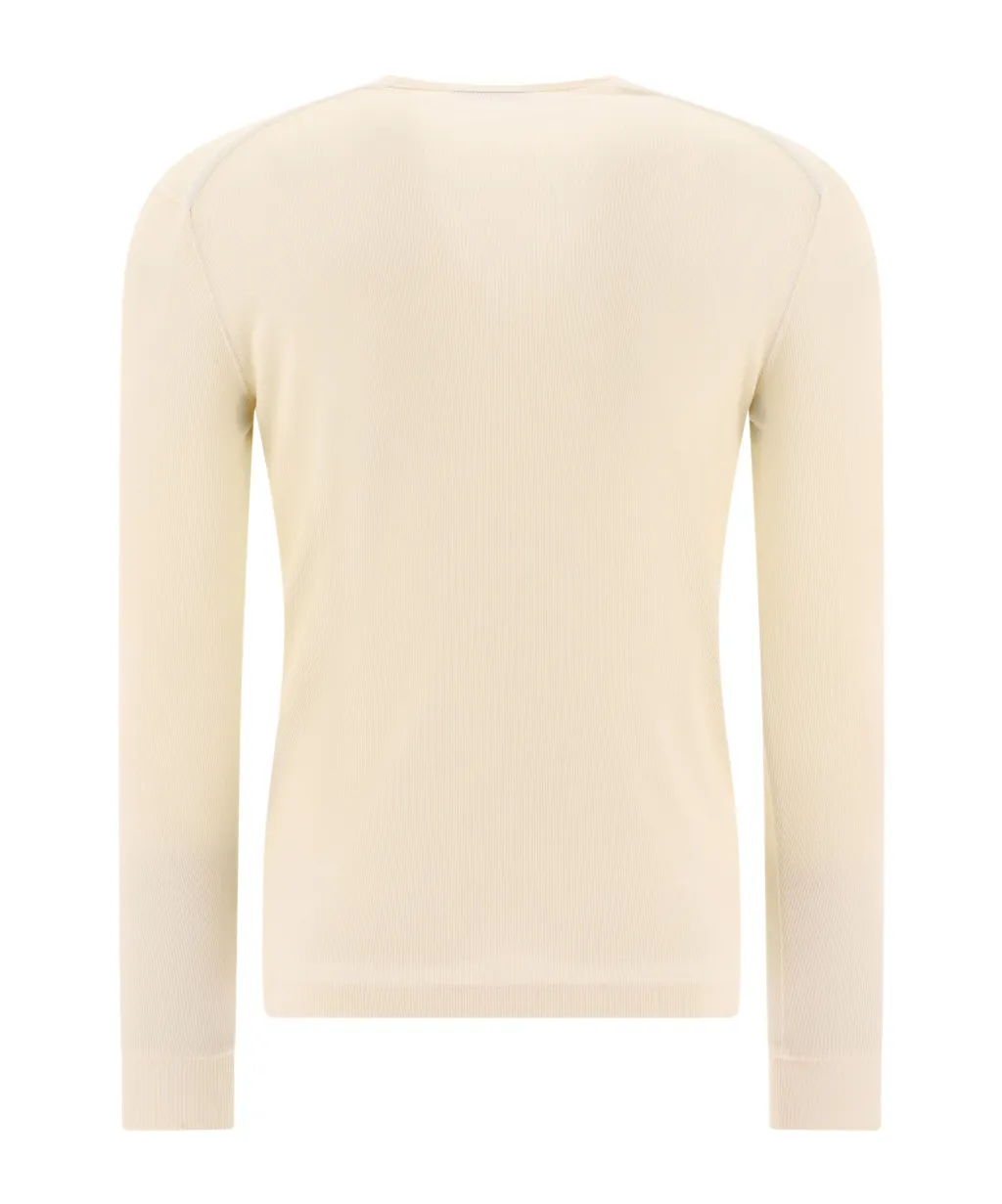 Henley Ribbed T-Shirt
