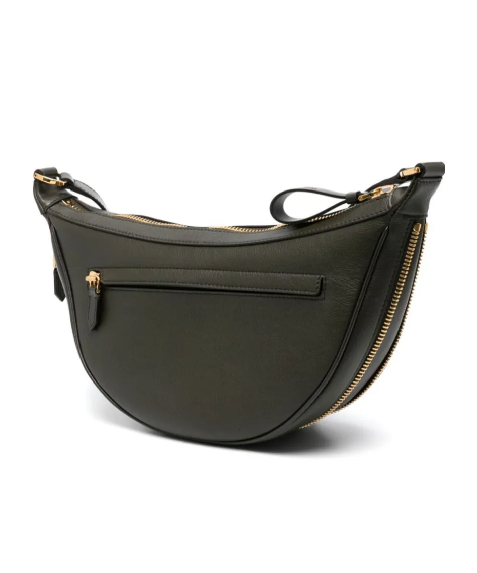 Crescent Leather Shoulder Bag