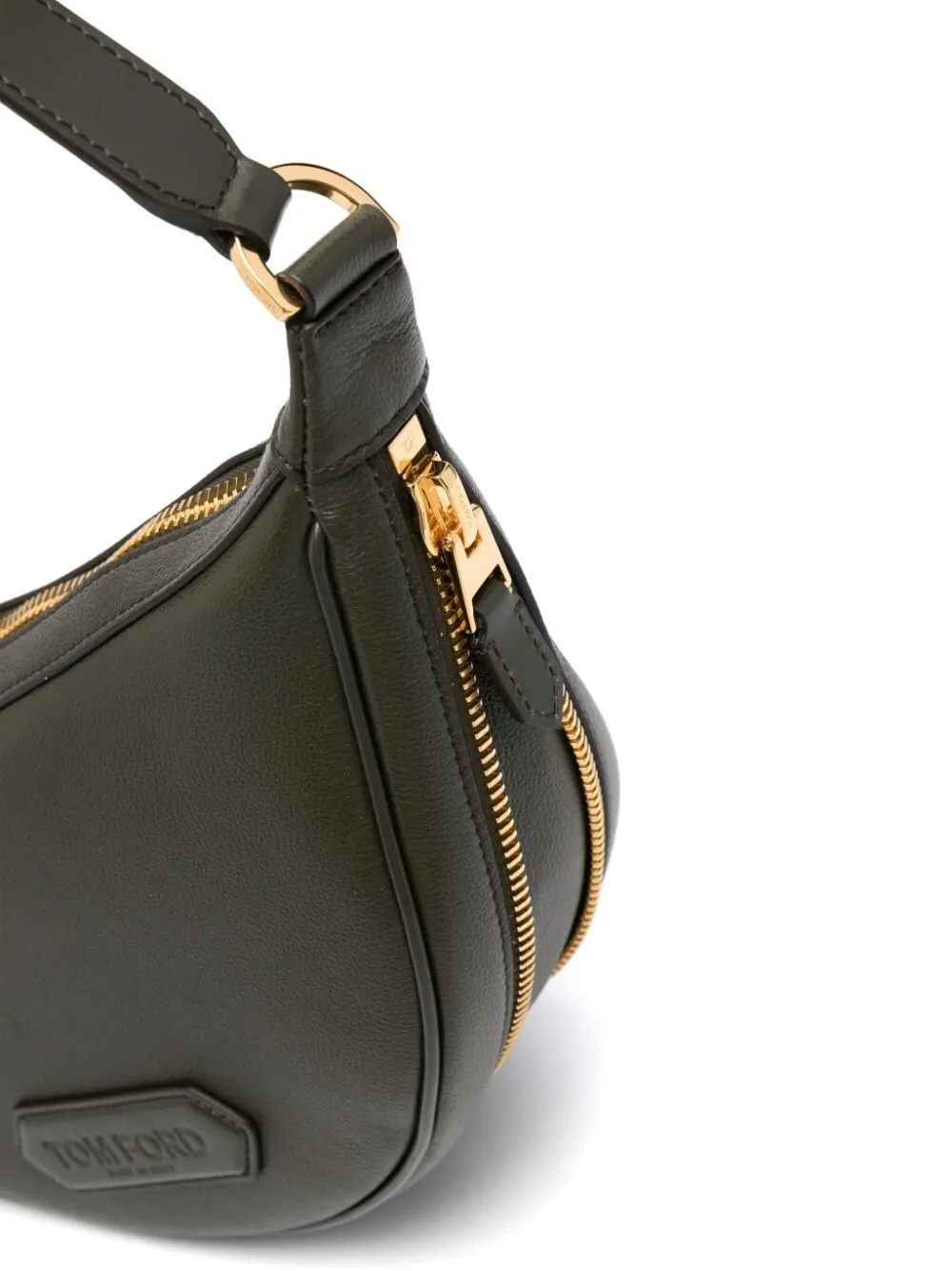 Crescent Leather Shoulder Bag
