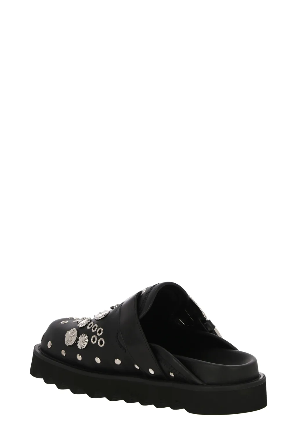 Studded Leather Mules