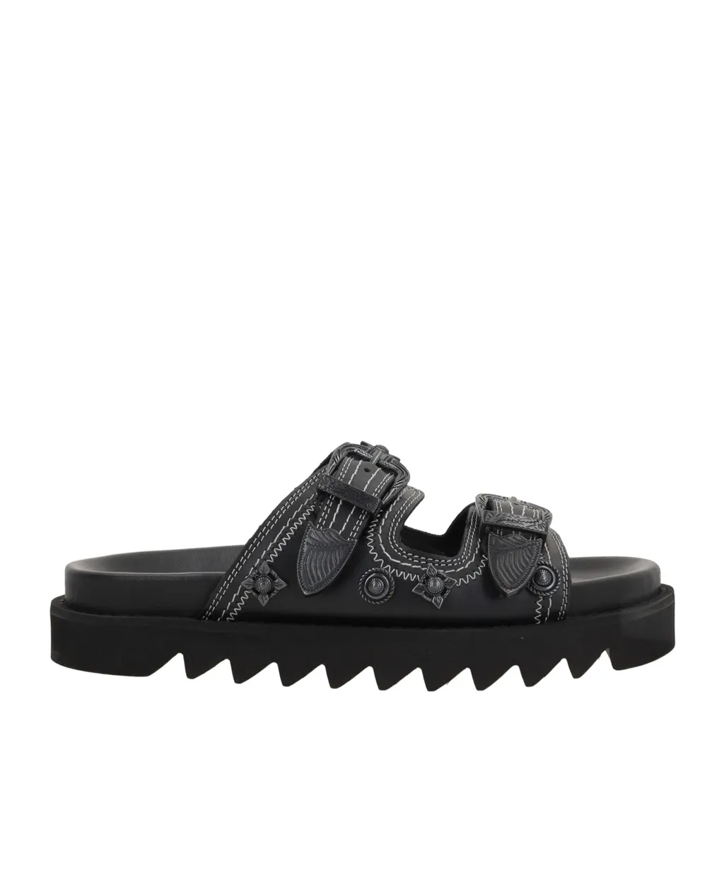 Buckle Detailed Sandals