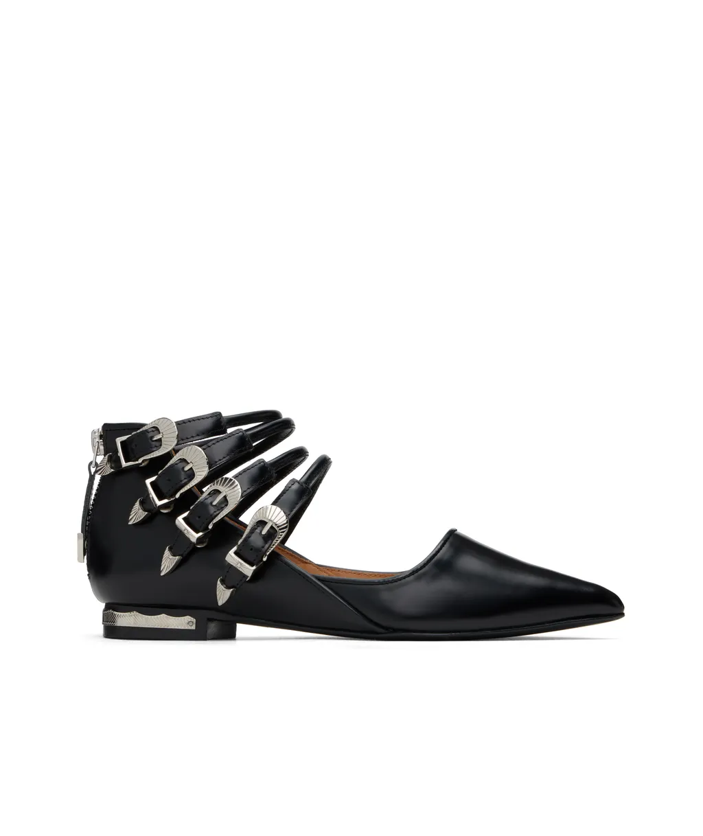 Polido Multi Strap Ballerina Flats