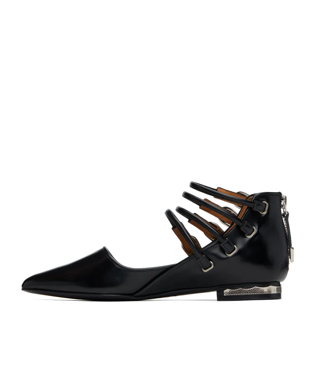 Polido Multi Strap Ballerina Flats