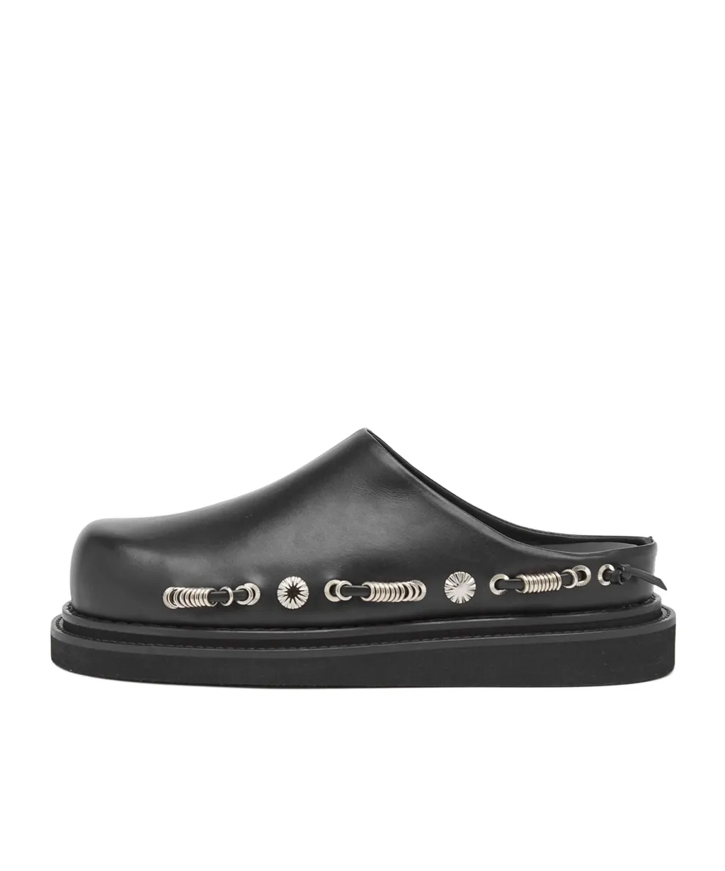 Studded Slip-On Sandals