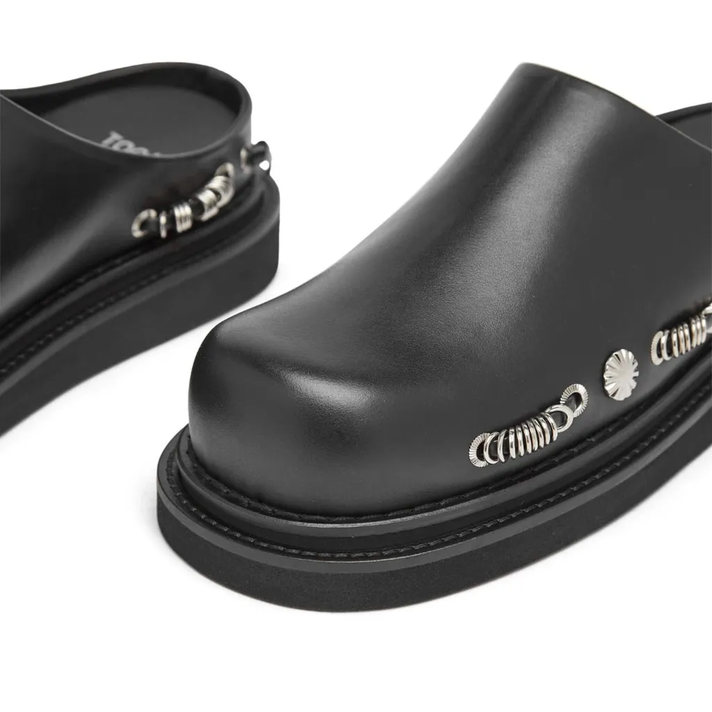 Studded Slip-On Sandals