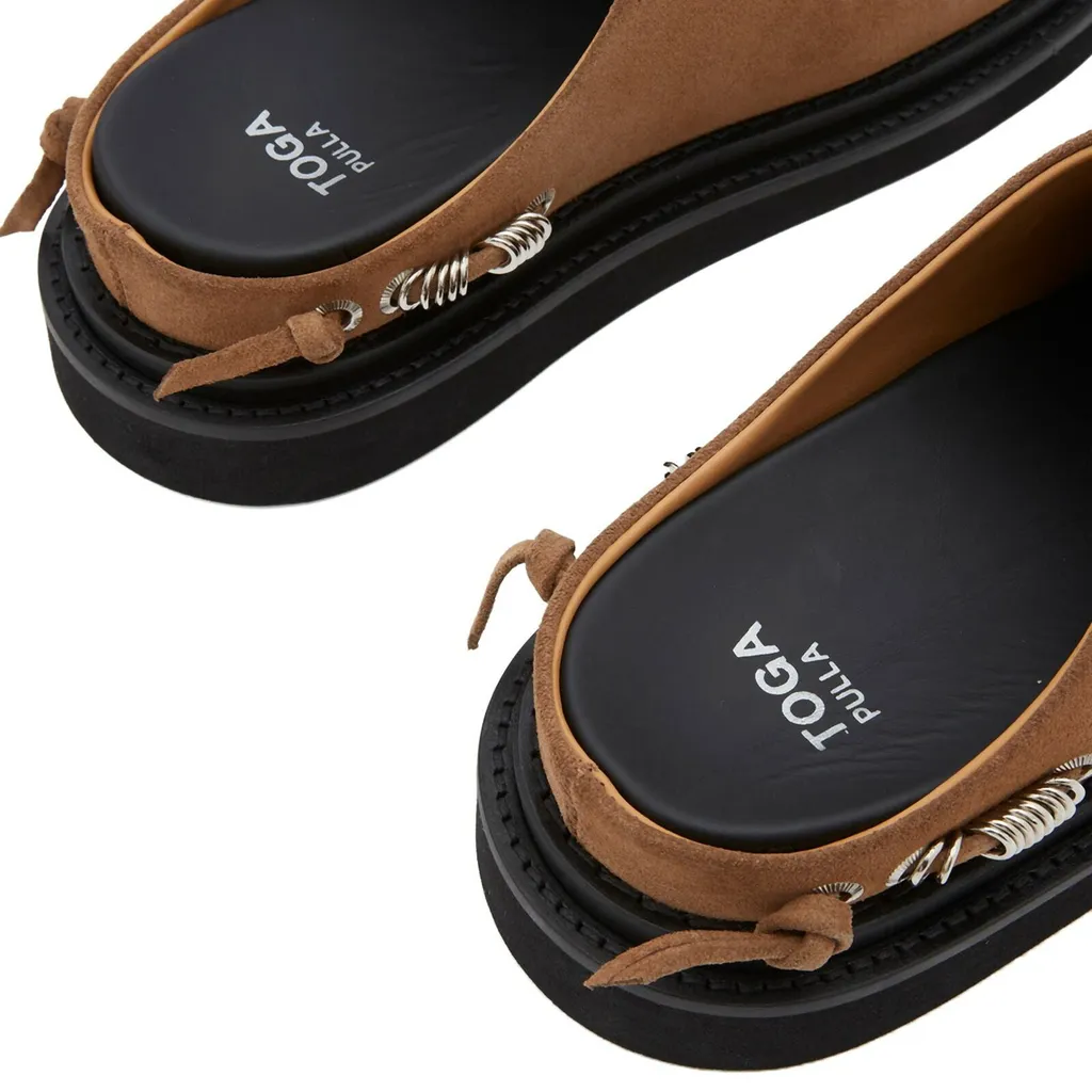Studded Slip-On Sandals