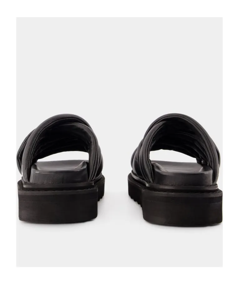 Studded Puffer Sandals