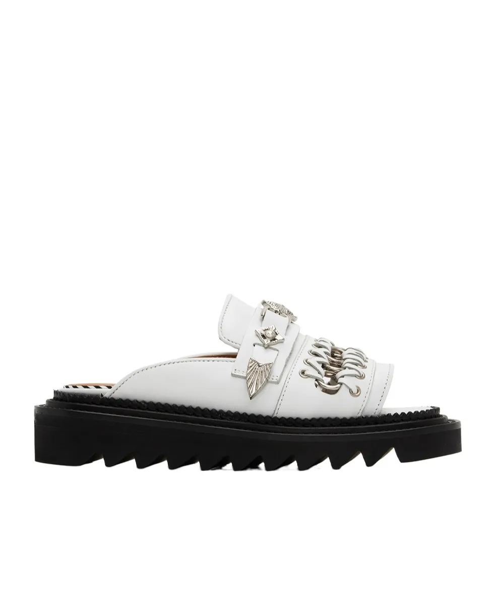 Chain Open-Toed Slippers