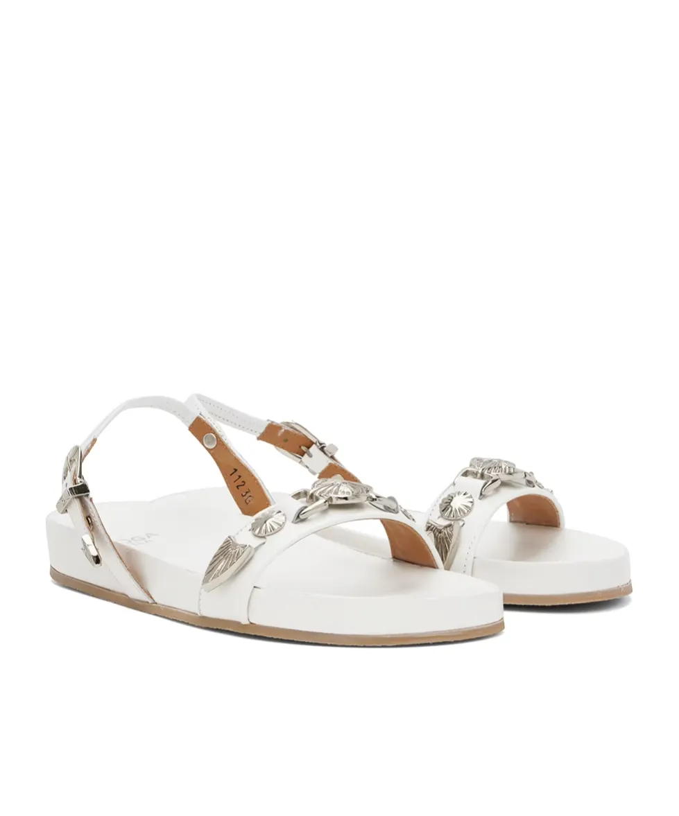 Logo Flat Sandals