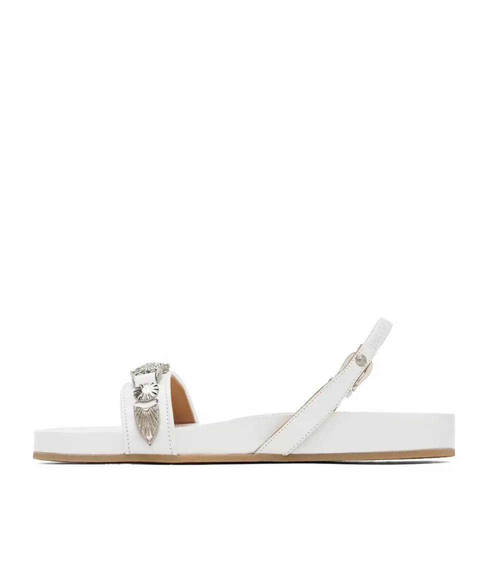 Logo Flat Sandals