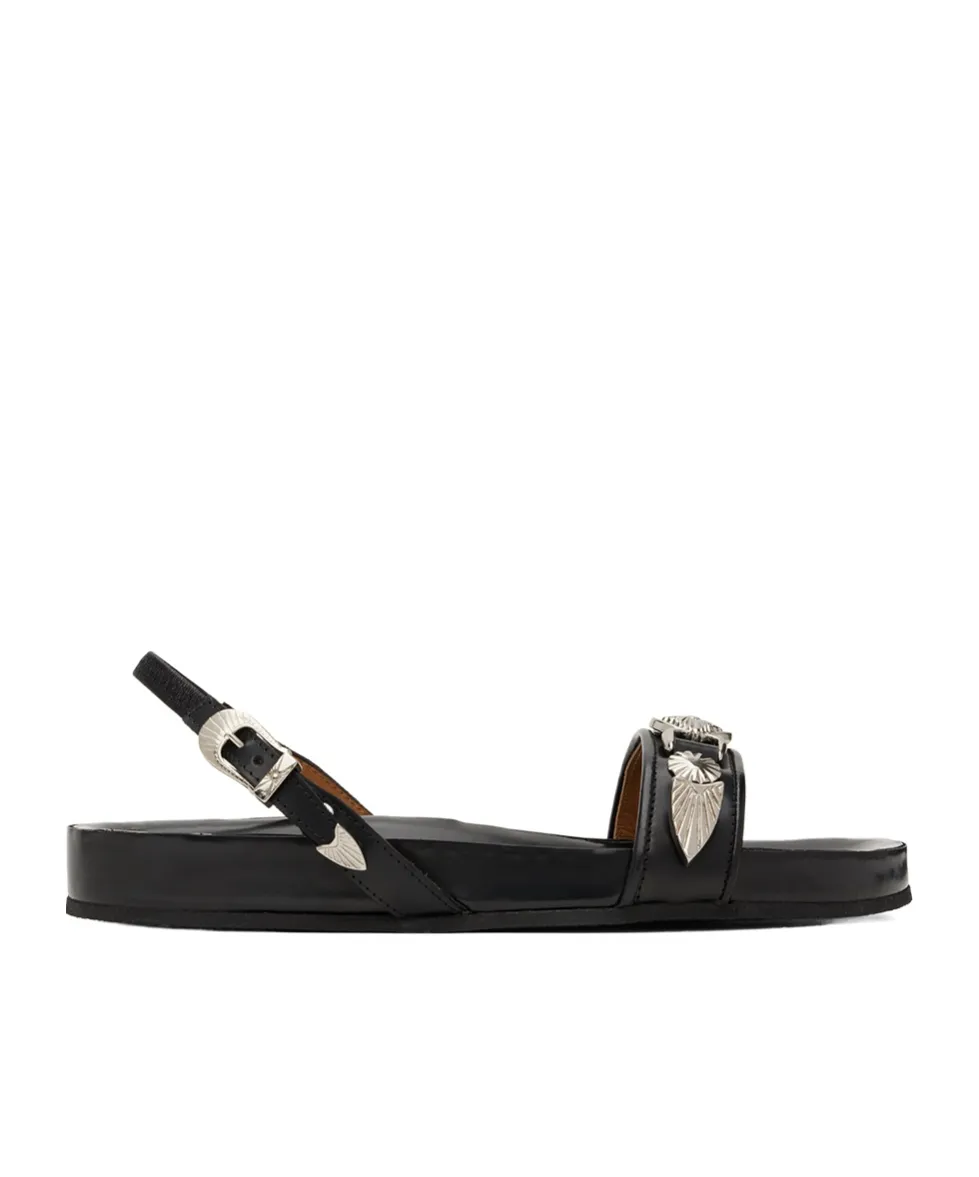 Logo Logo Flat Sandals