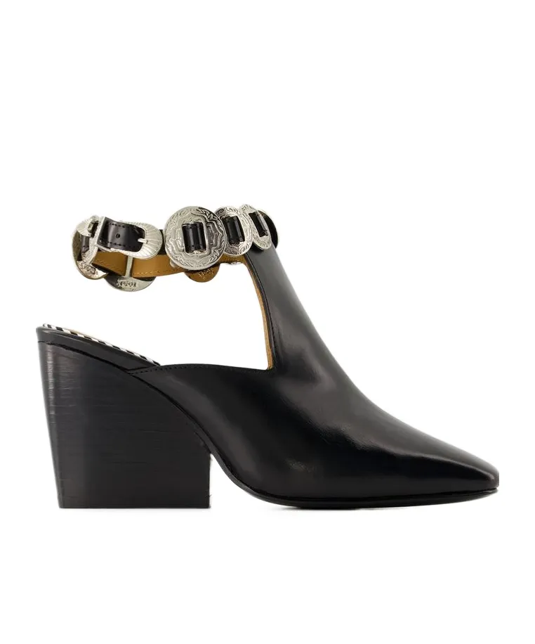 Embellished Slingback Boots