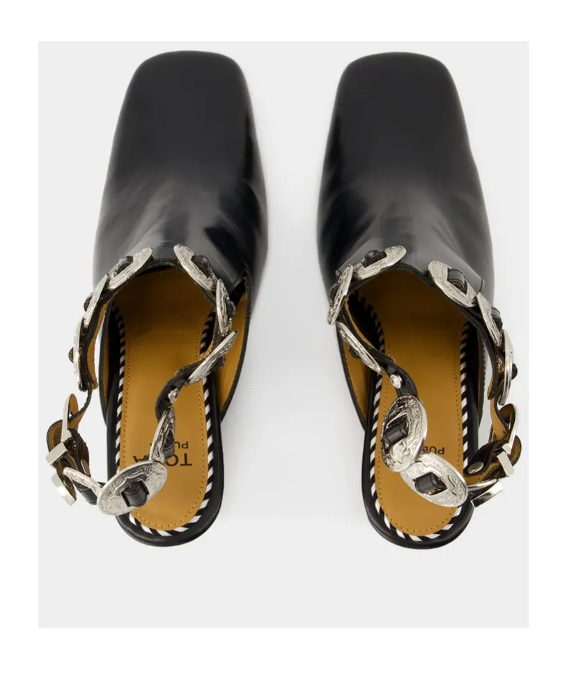 Embellished Slingback Boots