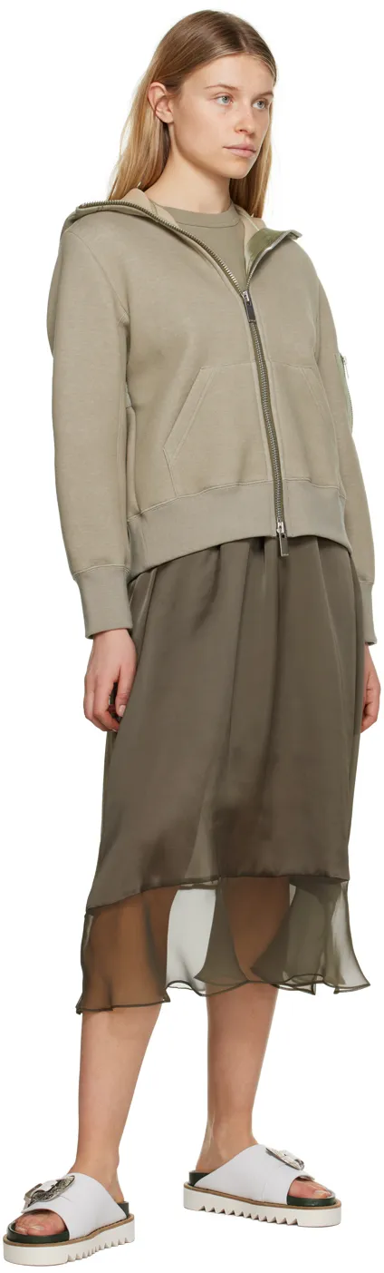 Open-Toed Contrasting Slippers