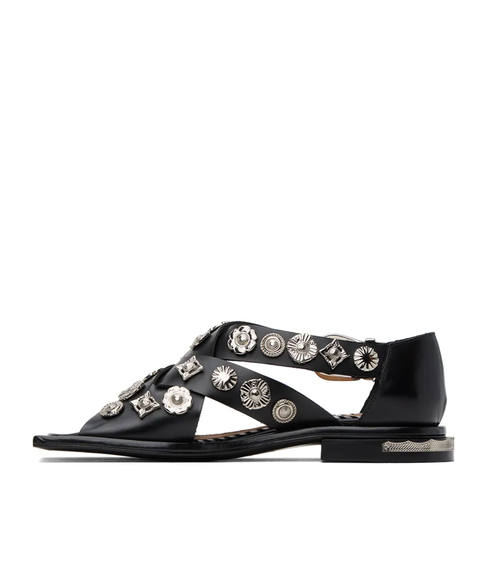 Square Toe Flat Sandals