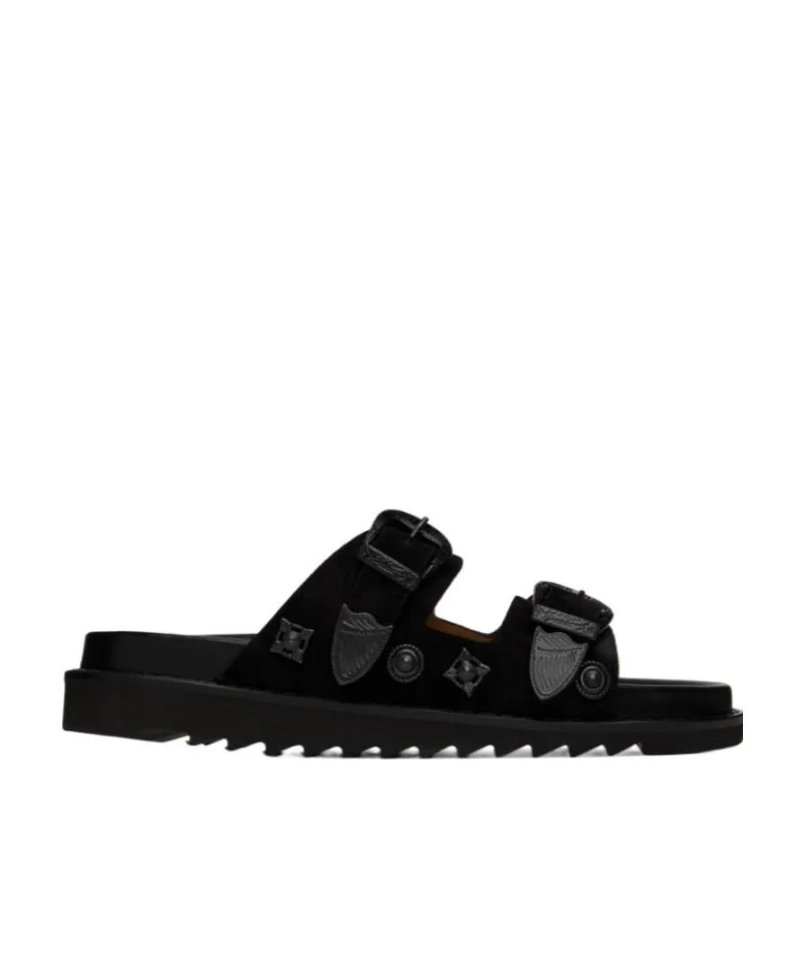 Double Buckle Cold Drag Sandals