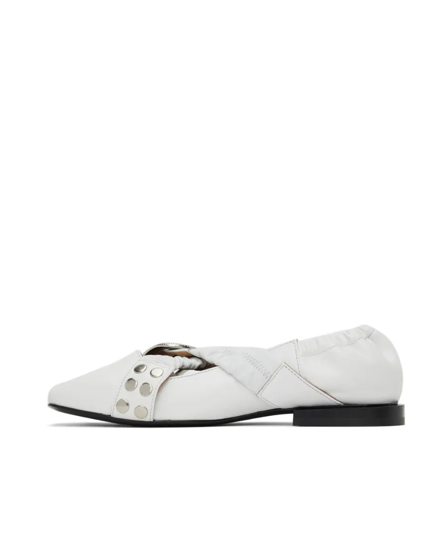 Needle Buckle Opening And Closing Ballet Shoes