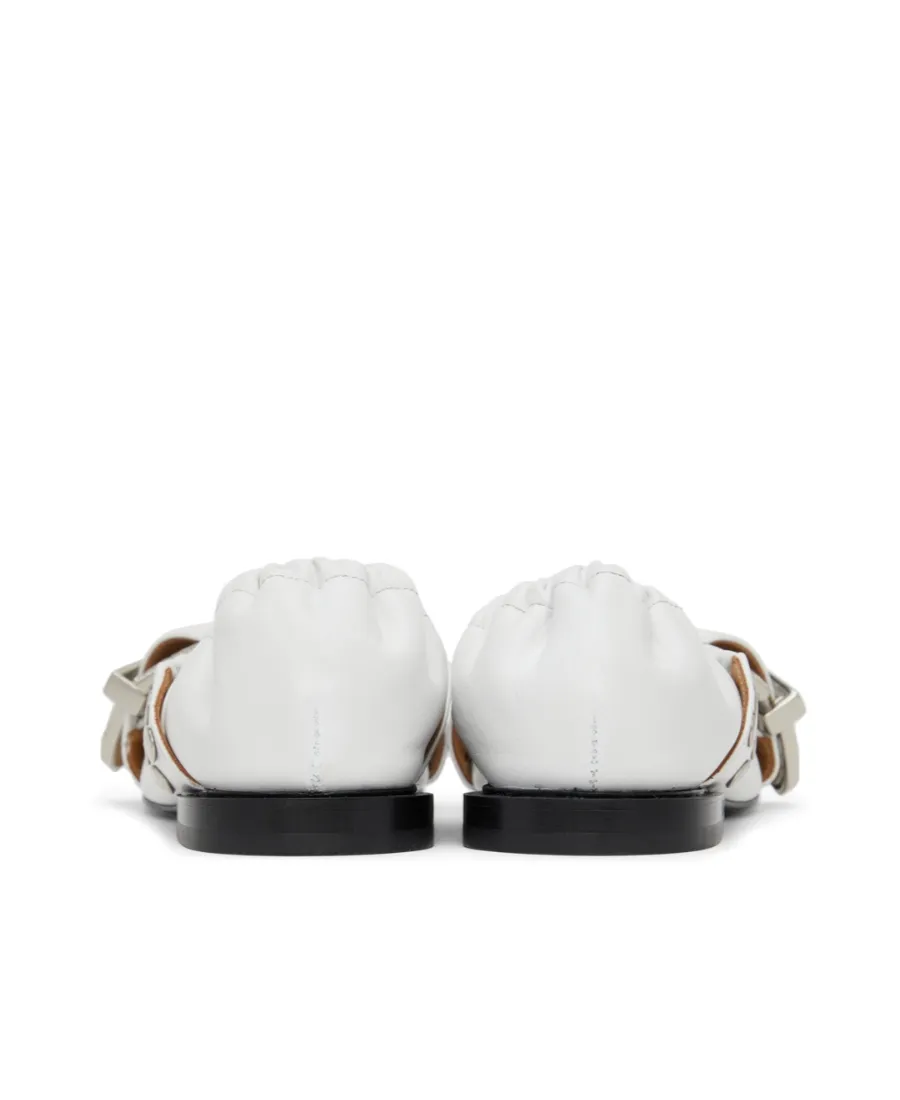Needle Buckle Opening And Closing Ballet Shoes