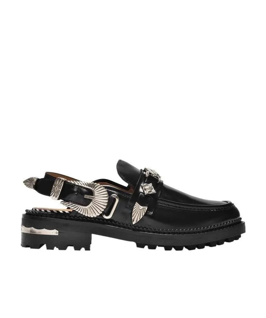 Sling-Back Mule Loafers