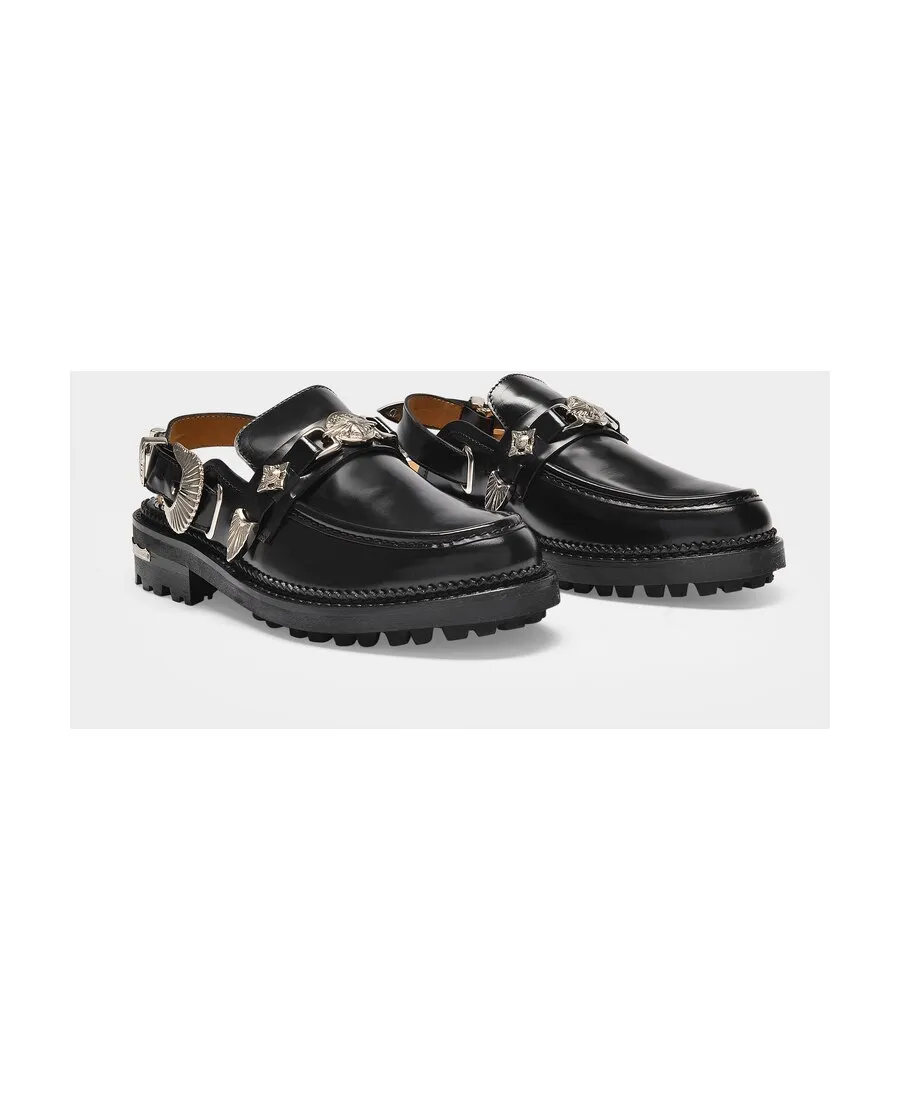 Sling-Back Mule Loafers
