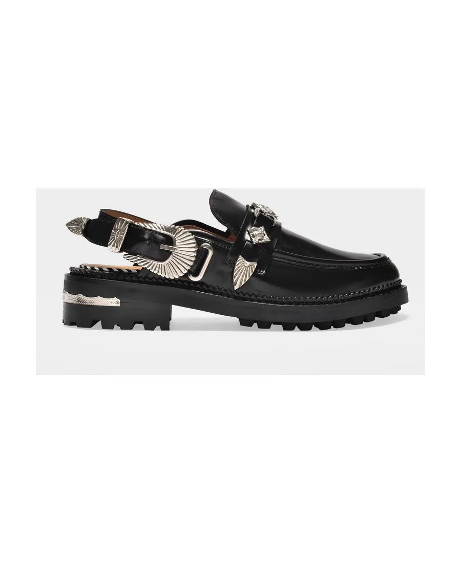 Sling-Back Mule Loafers