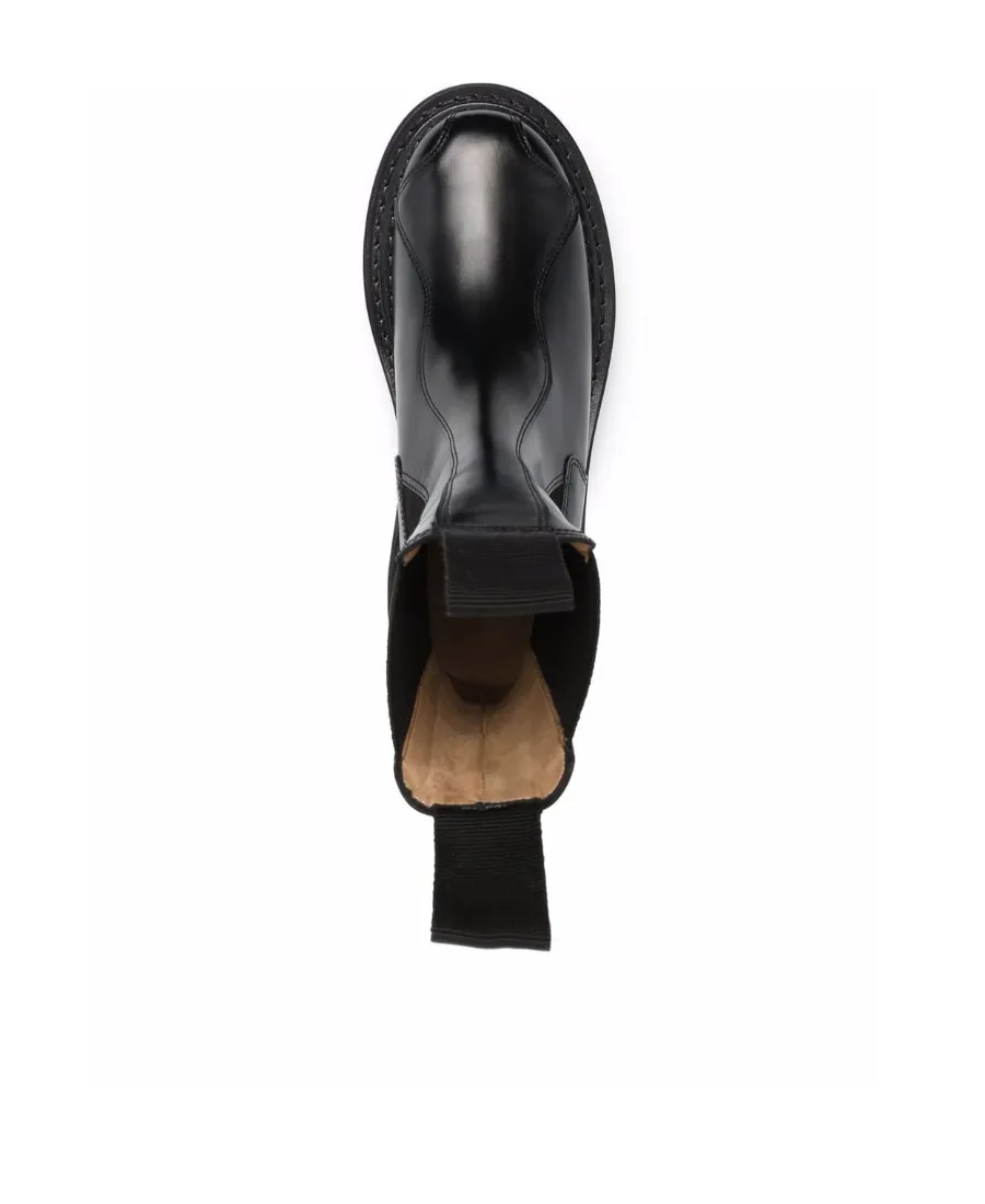 Ridged Sole Ankle Boots