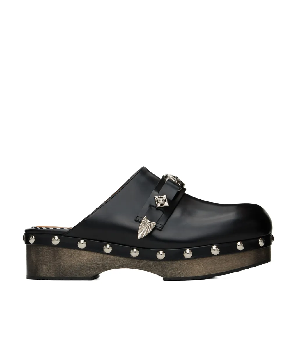 Round Toe Mules