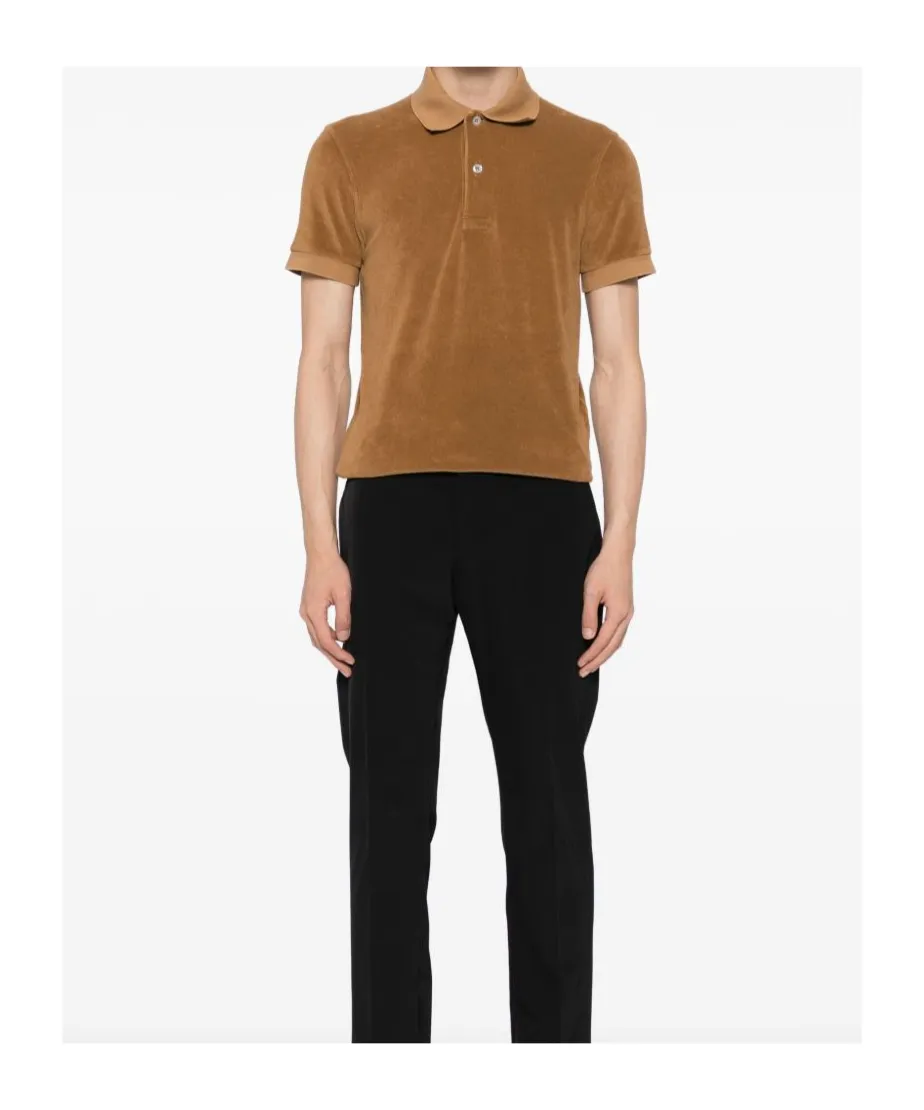 Cotton-Blended Polo Shirt
