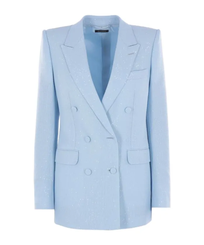 Double-Breasted Tailored Blazer