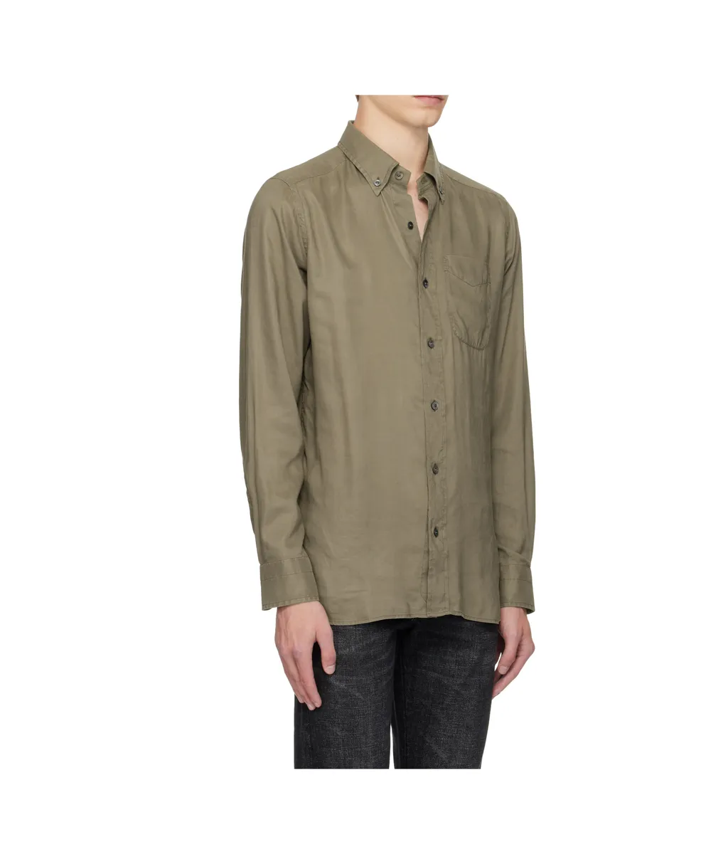 Gabardine Slim-Fit Shirt