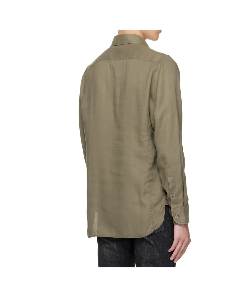 Gabardine Slim-Fit Shirt