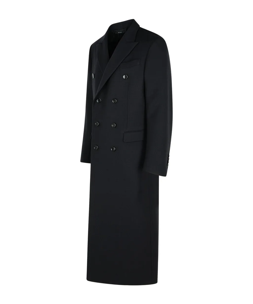Double-Breasted Long Coat