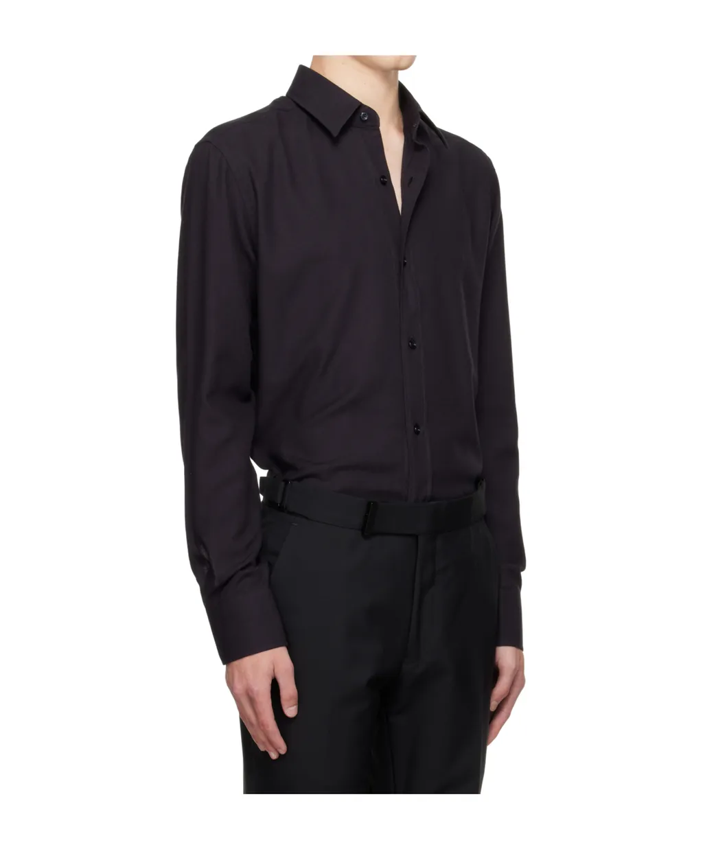 Cotton Cashmere Fluid Fit Shirt