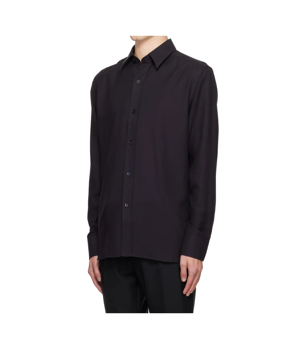 Cotton Cashmere Fluid Fit Shirt