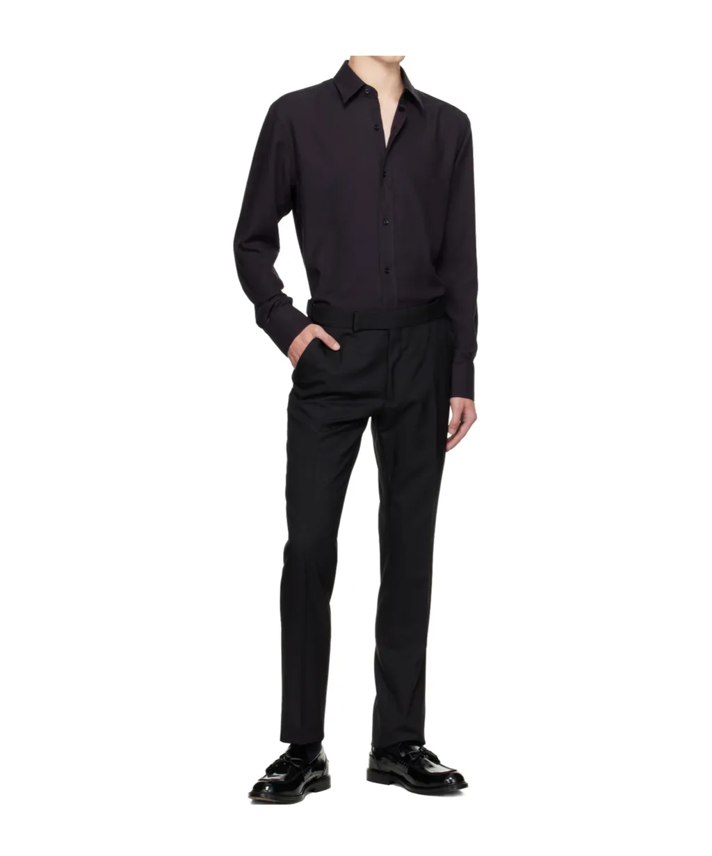 Cotton Cashmere Fluid Fit Shirt