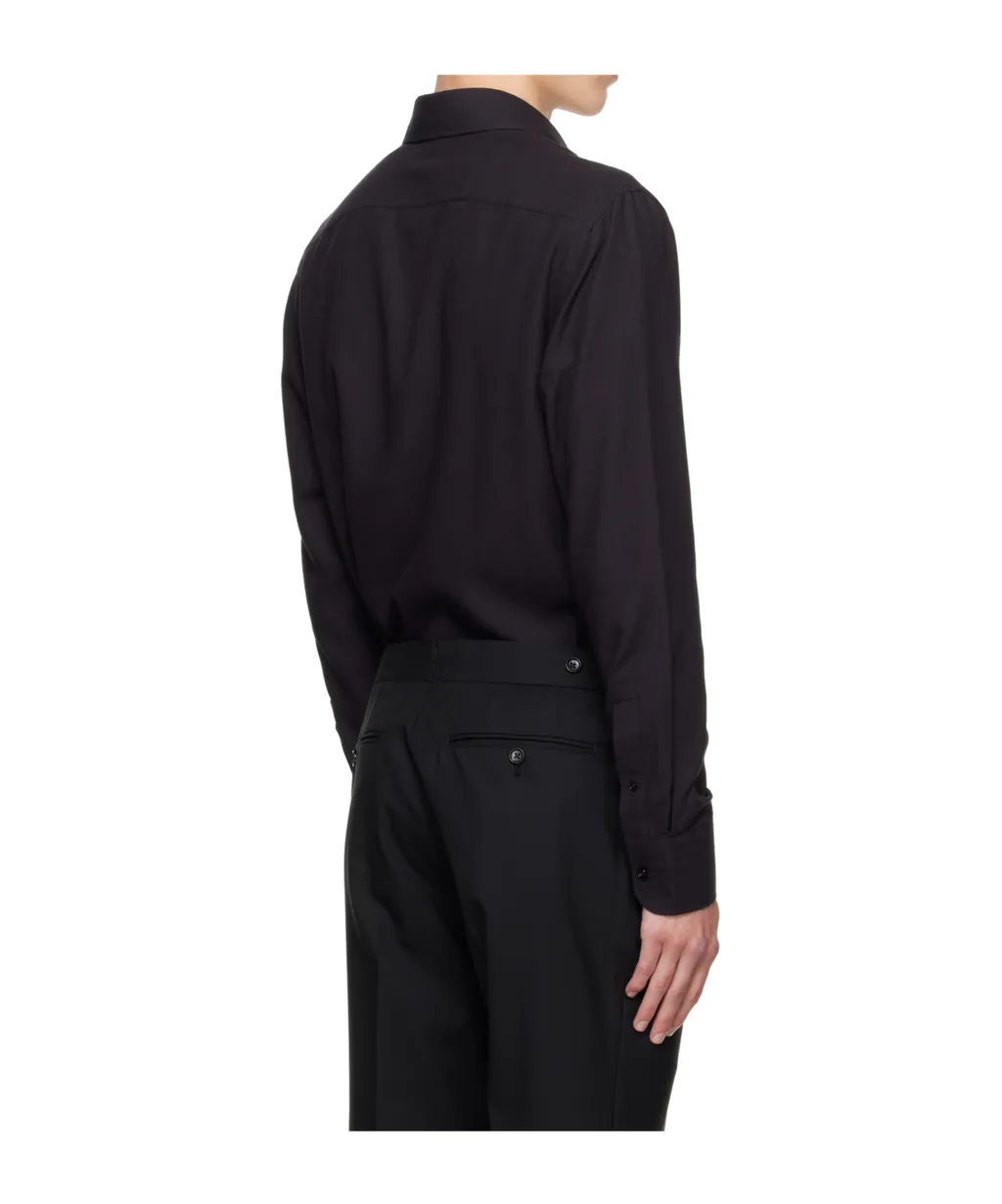 Cotton Cashmere Fluid Fit Shirt