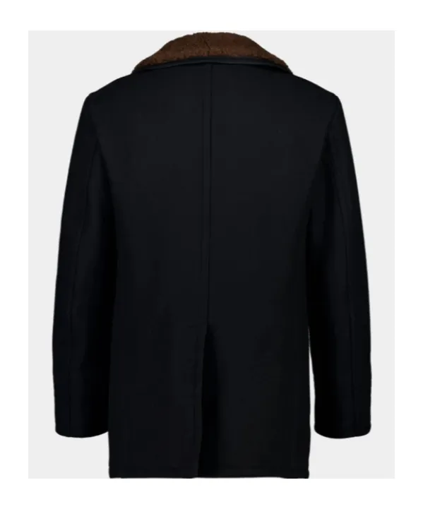 Double Breasted Long Sleeved Coat