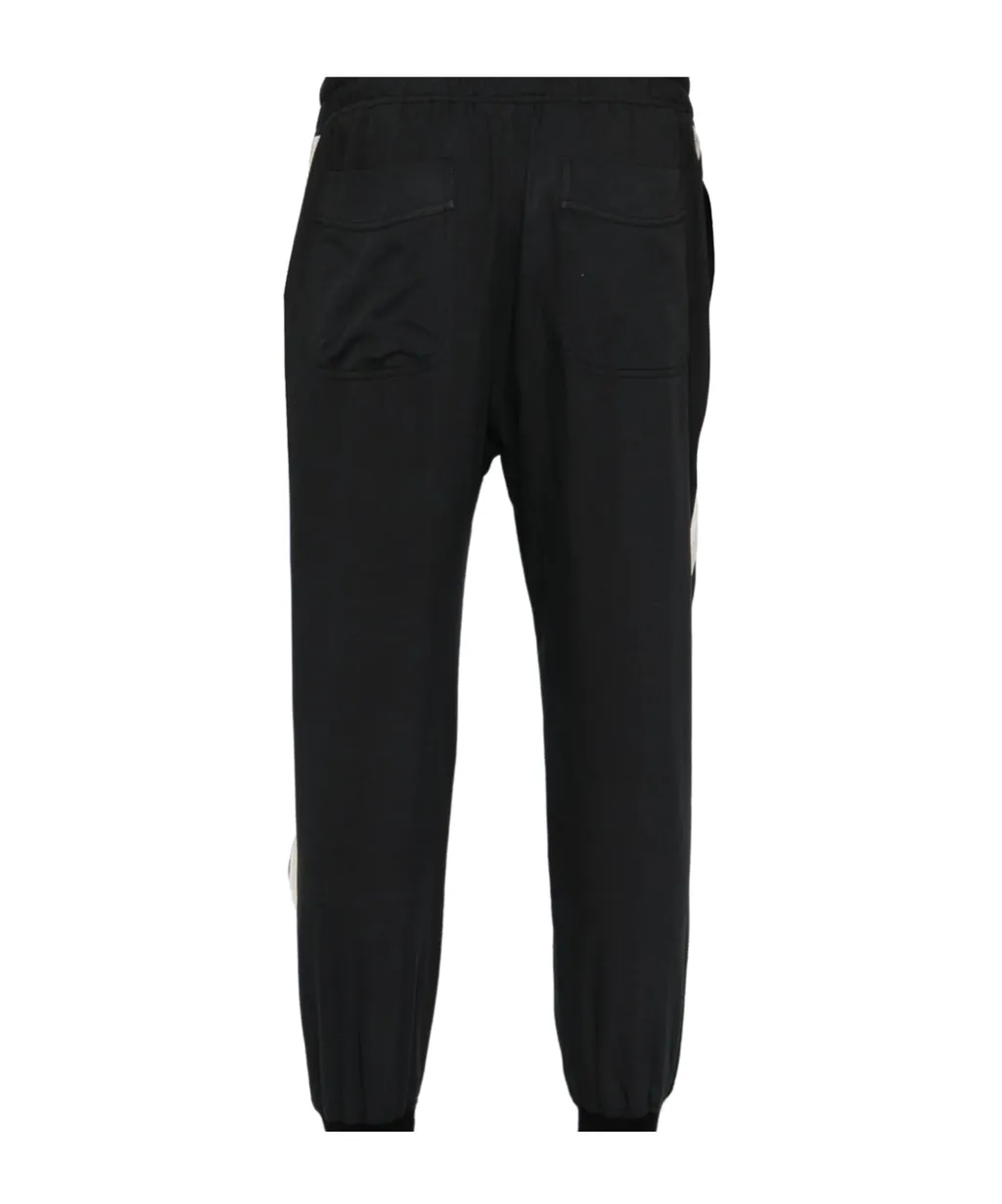 Elastic Drawstring Waist Trousers