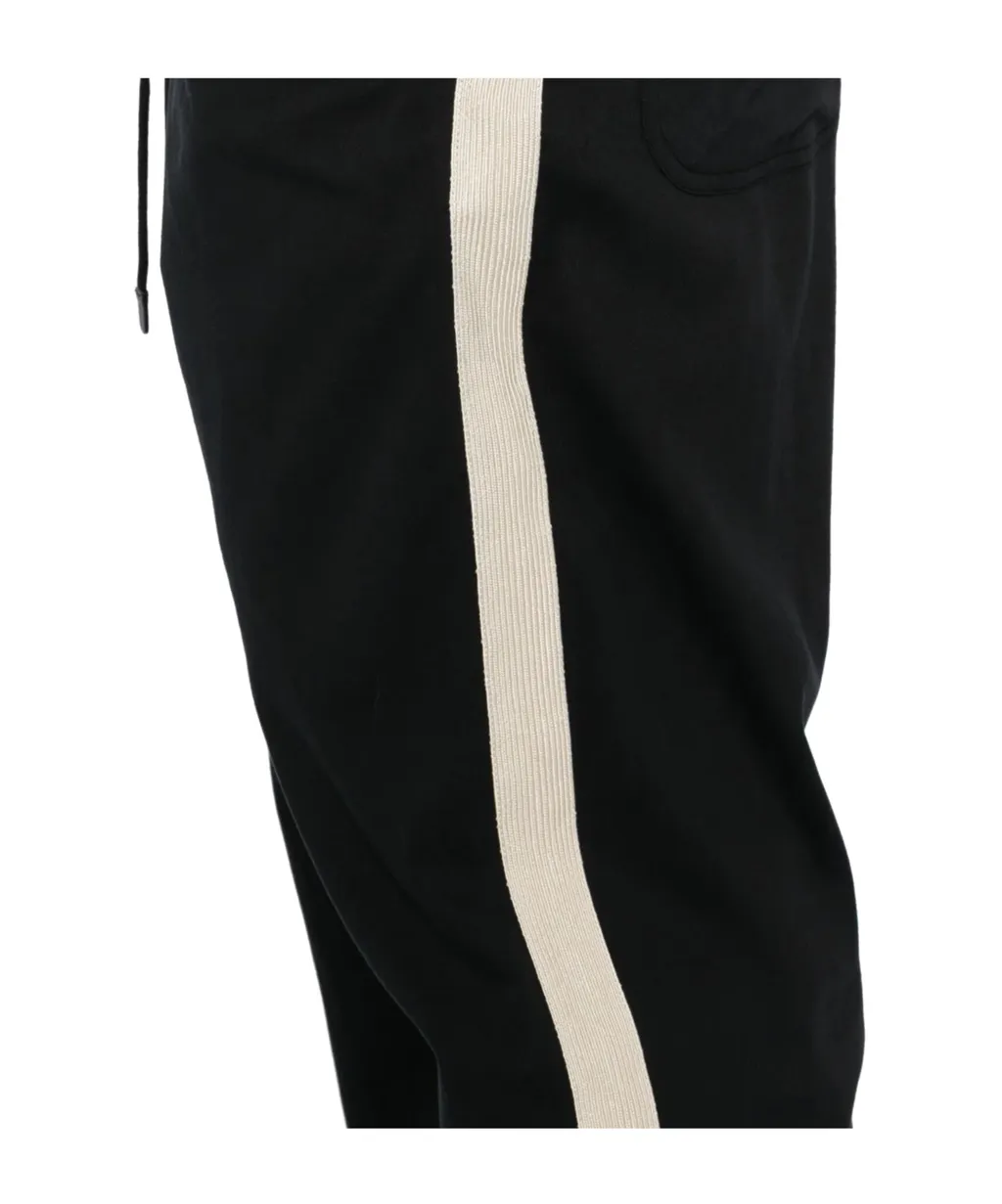 Elastic Drawstring Waist Trousers