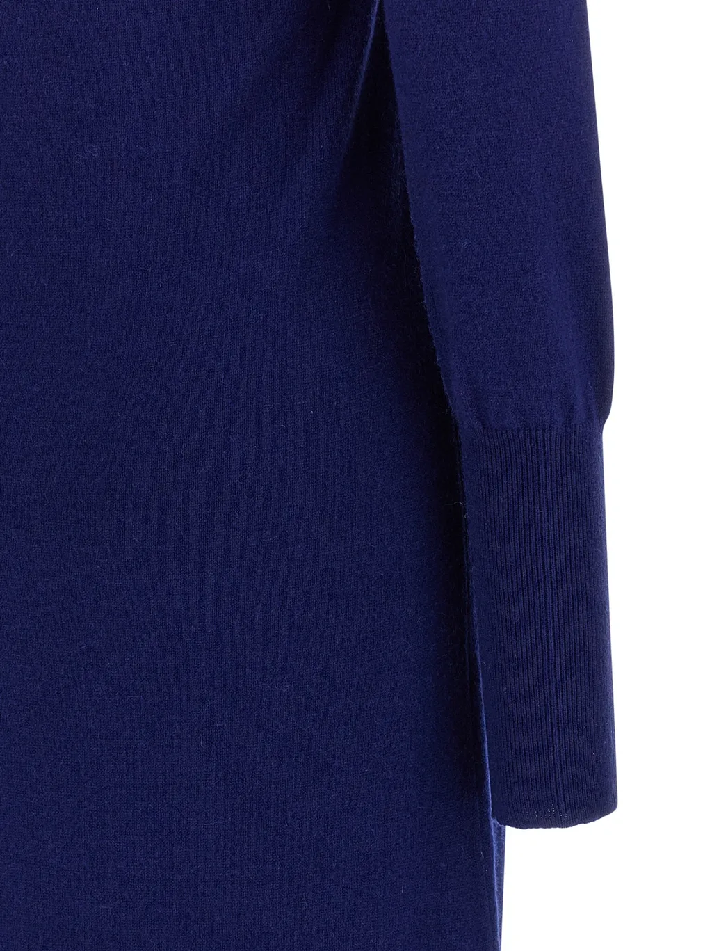 Ribbed-Knit Polo Maxi Dress