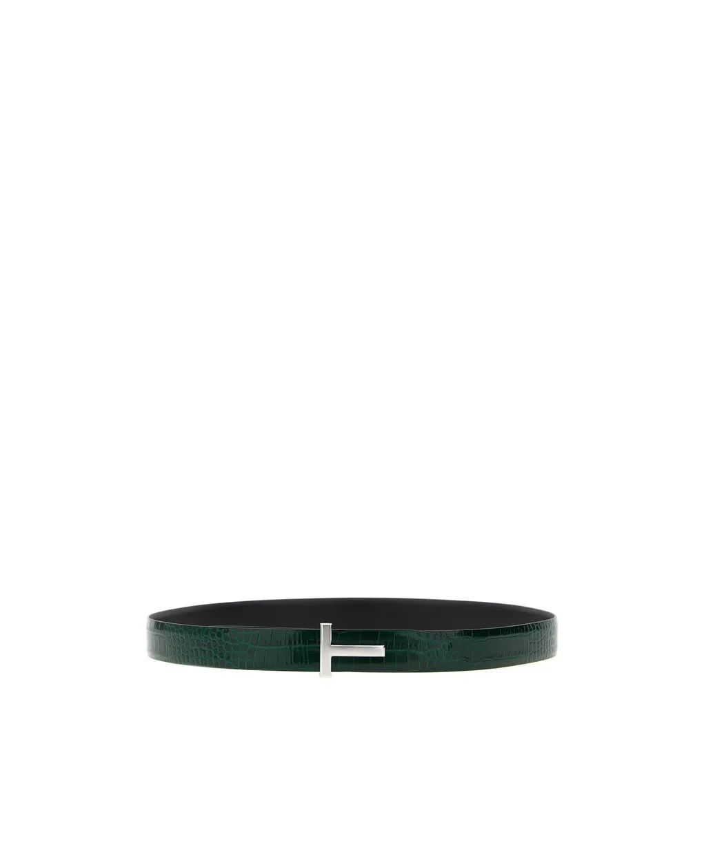 Logo Buckled Belt