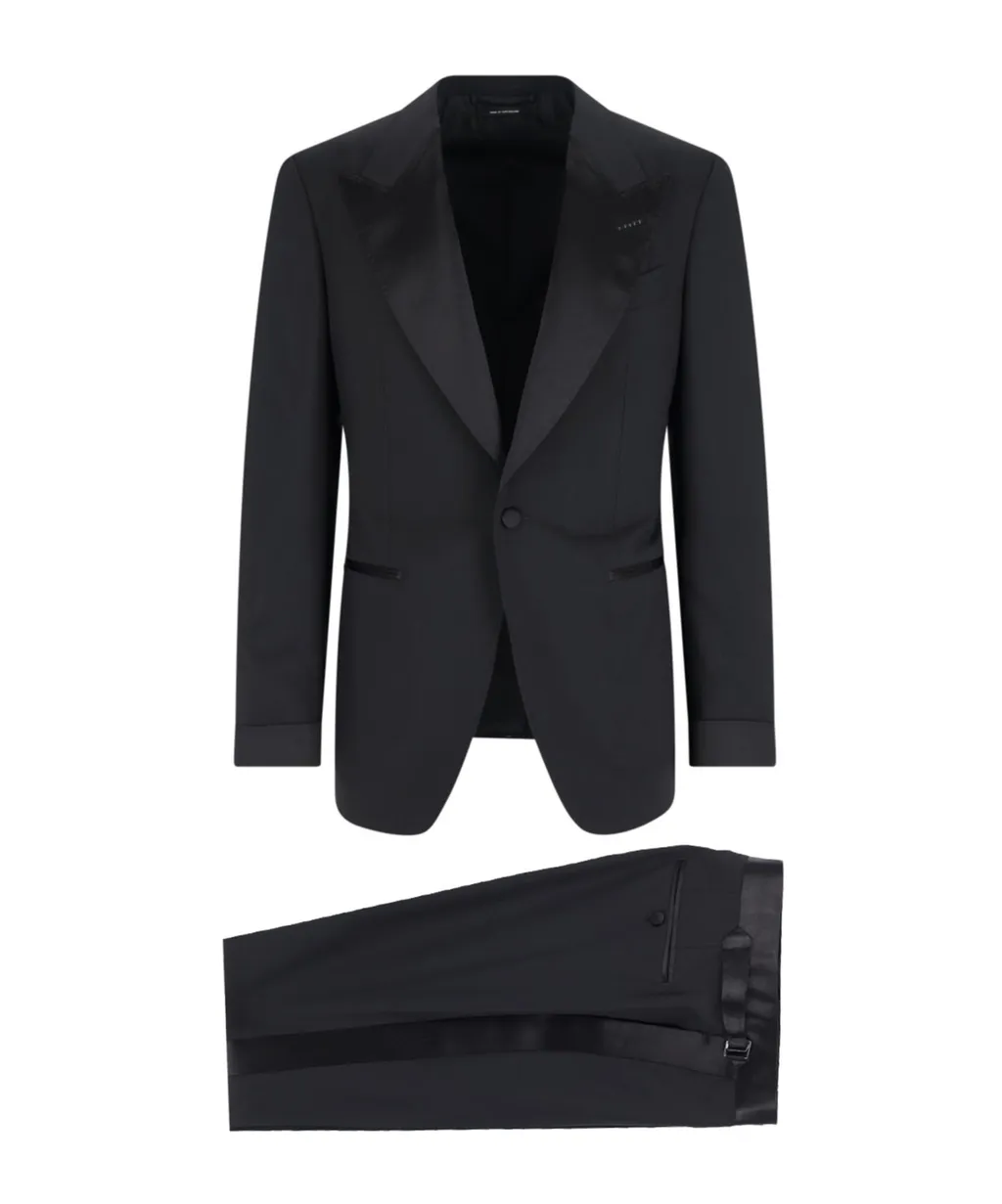 Single-Breasted Two-Piece Tailored Suit