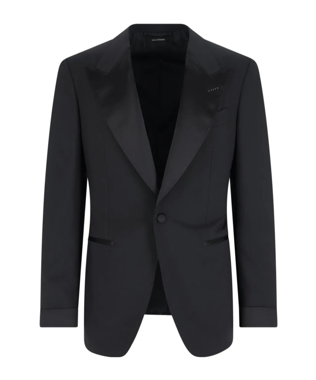 Single-Breasted Two-Piece Tailored Suit