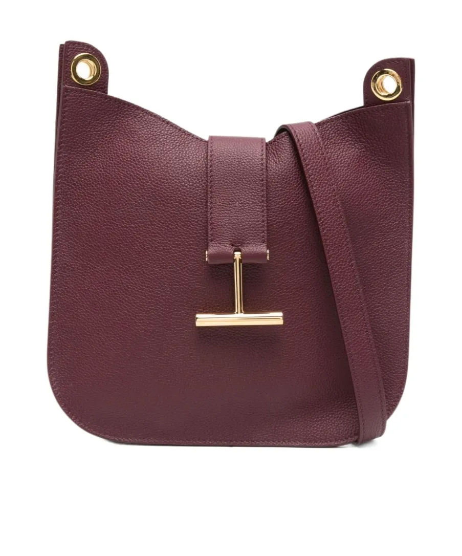 Small Leather T-Bar Shoulder Bag