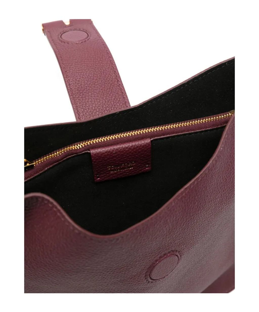 Small Leather T-Bar Shoulder Bag