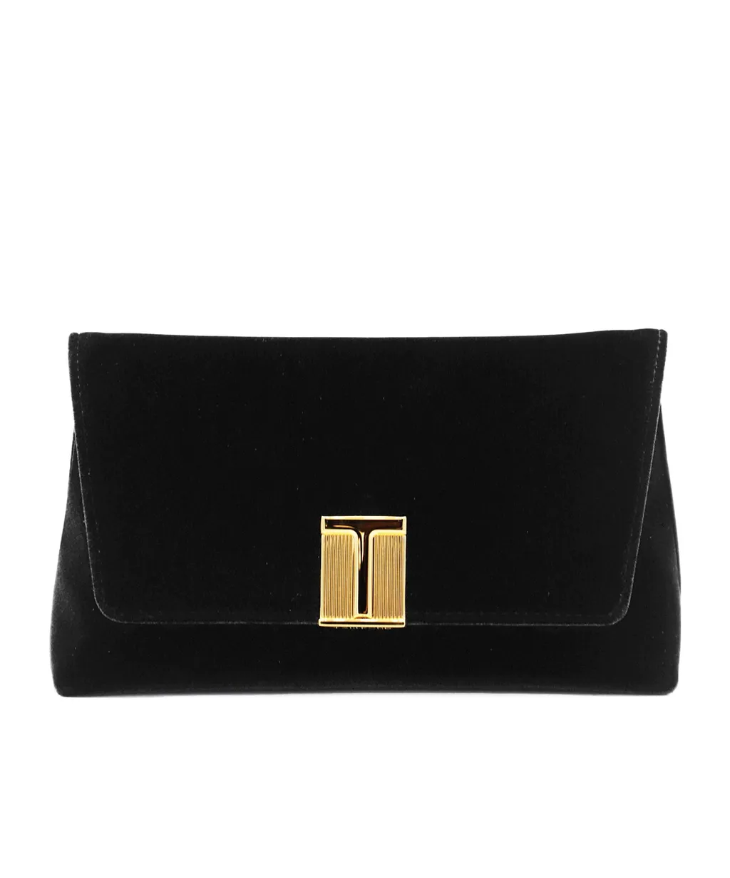 Logo Plaque Chain Linked Shoulder Bag